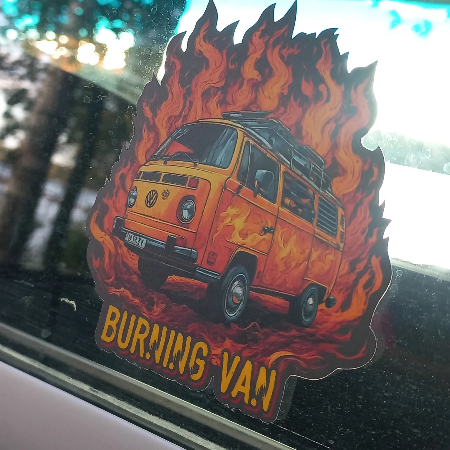 Van burn