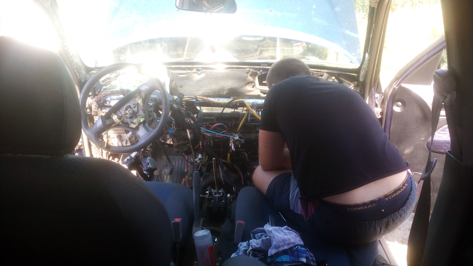 Замена радиатора печки и ОЖ во всей системе (пробка на блоке не ...