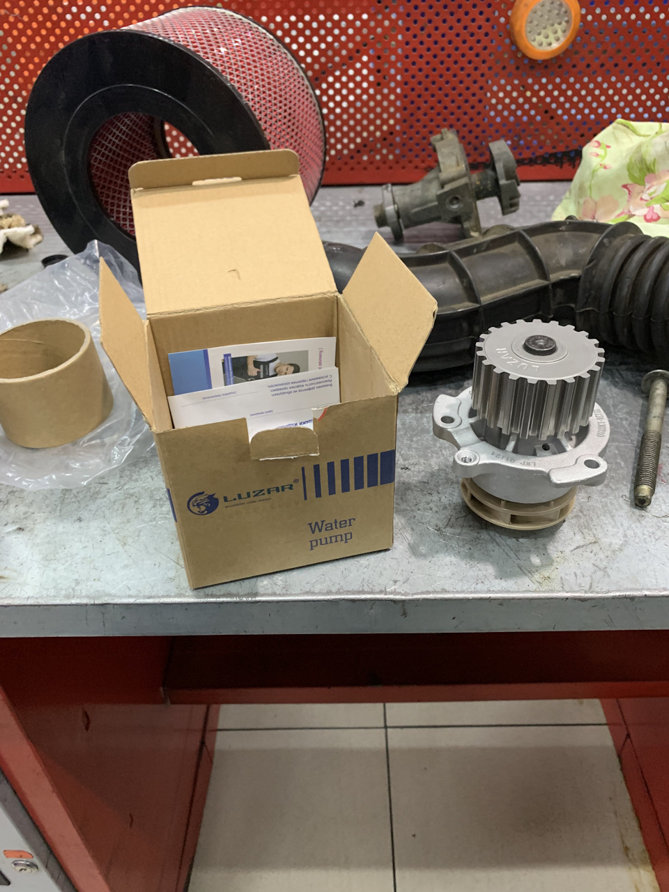 Течь помпы — Lada Granta Sport, 1,6 л, 2015 года | визит на сервис | DRIVE2