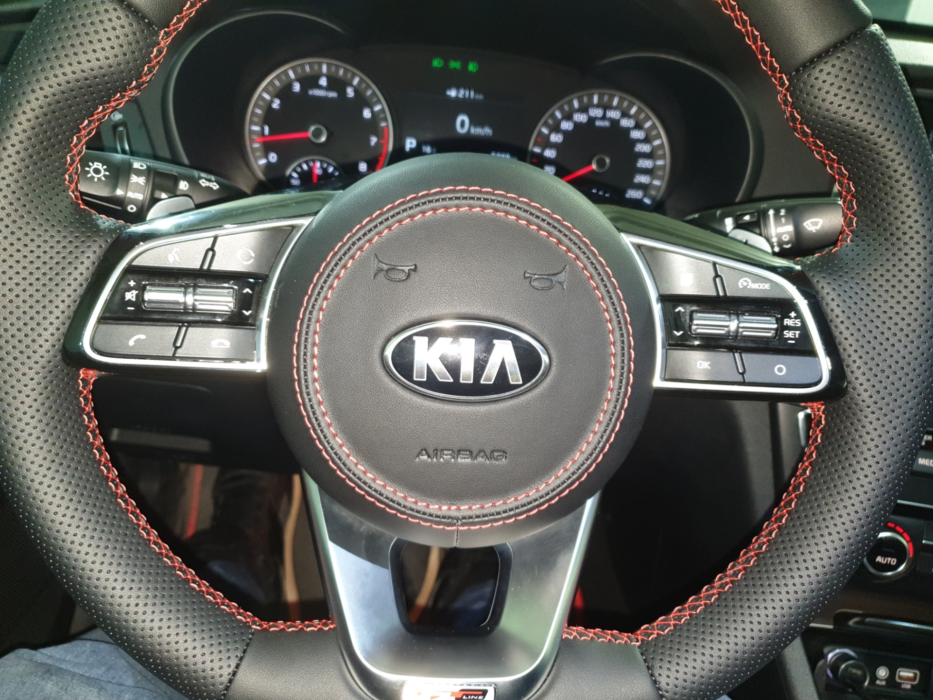 Перетяжка руля kia optima