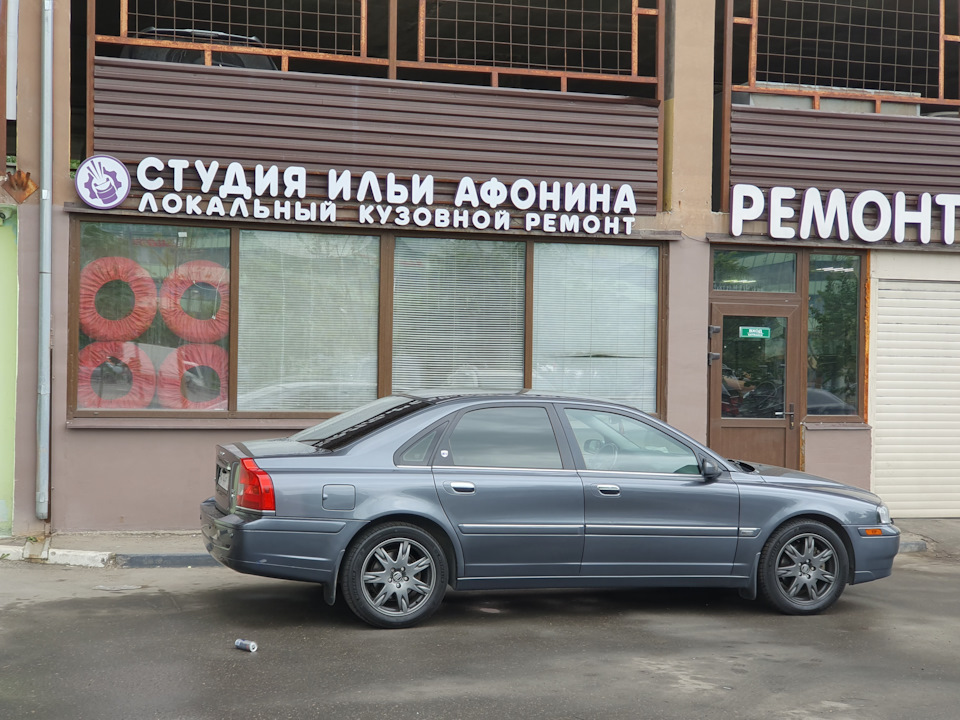 Подкраска сколов — Volvo S80 (1G), 2,5 л, 2005 года | кузовной ремонт ...