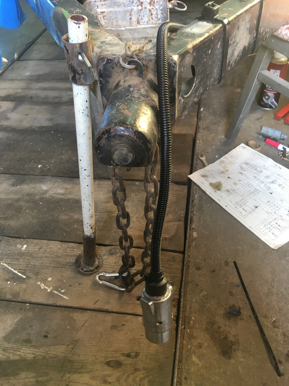 ТСУ штатное. — УАЗ Patriot, 2,7 л., 2012 года | своими руками | DRIVE2