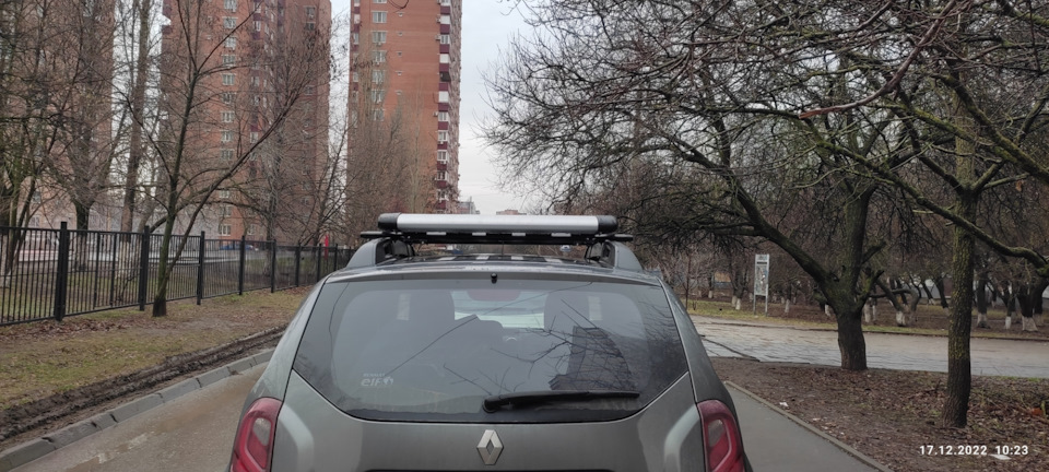 Багажная корзина на крышу — Renault Duster (1G), 1,5 л, 2019 года ...