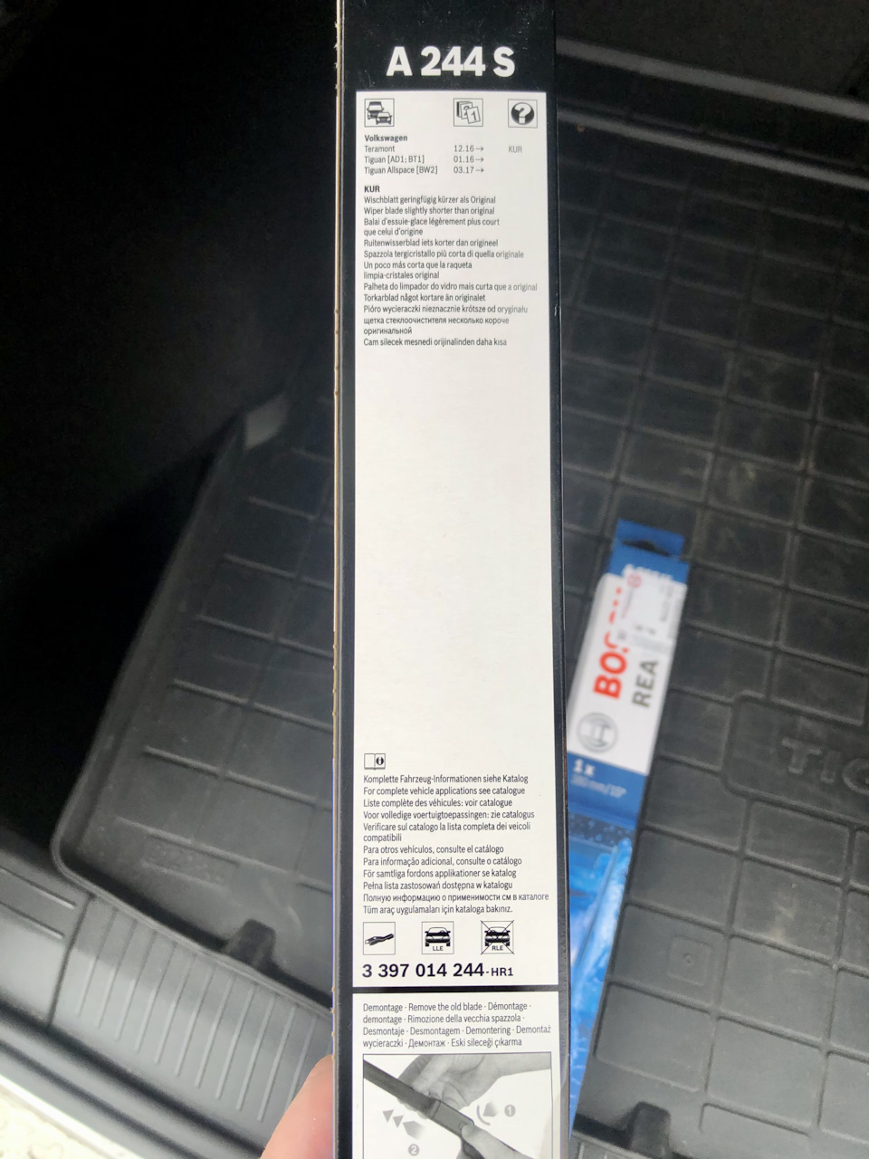 3397014244 СТЕКЛООЧИСТИТЕЛИ AEROTWIN [A244S] 630/550 ММ BOSCH ...