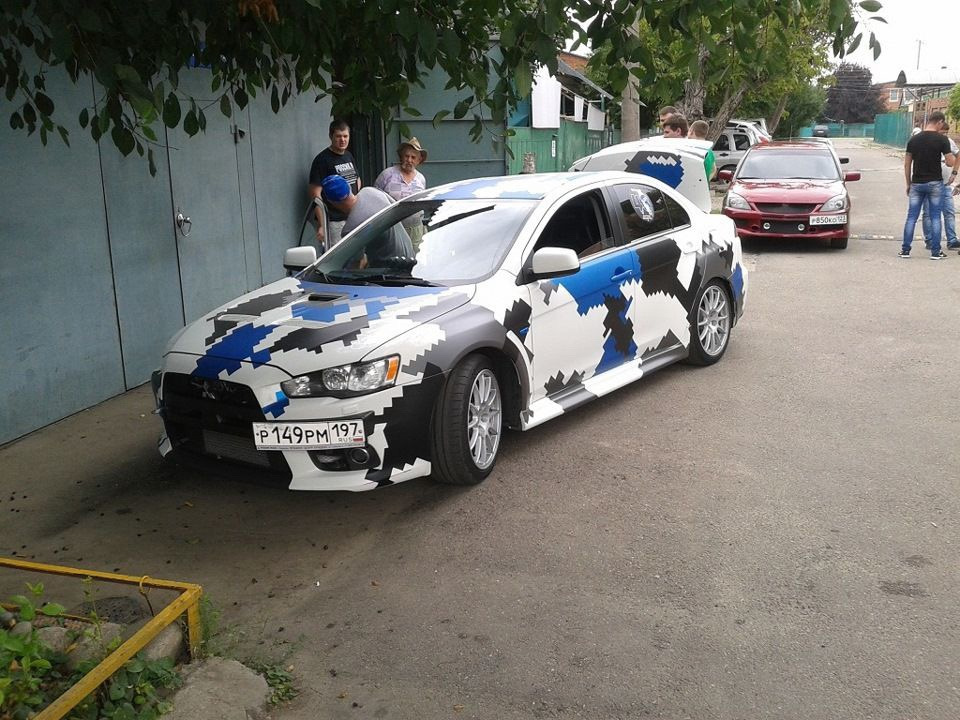 Mitsubishi Lancer Evolution 10 камуфляж