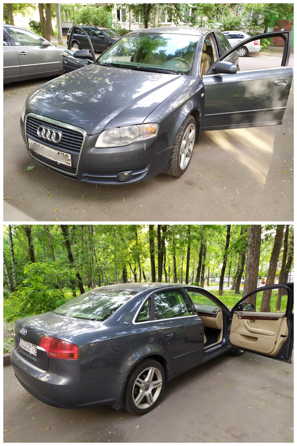 Сгнила ещё одна Audi !) A4 B7 2007й год, удаление коррозии, ремонт порогов.  — DRIVE2