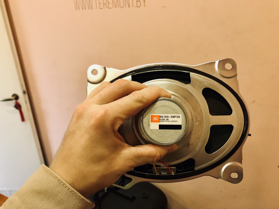 Ремонт заднего динамика. Штатная акустика JBL. Дополнено. — Toyota ...