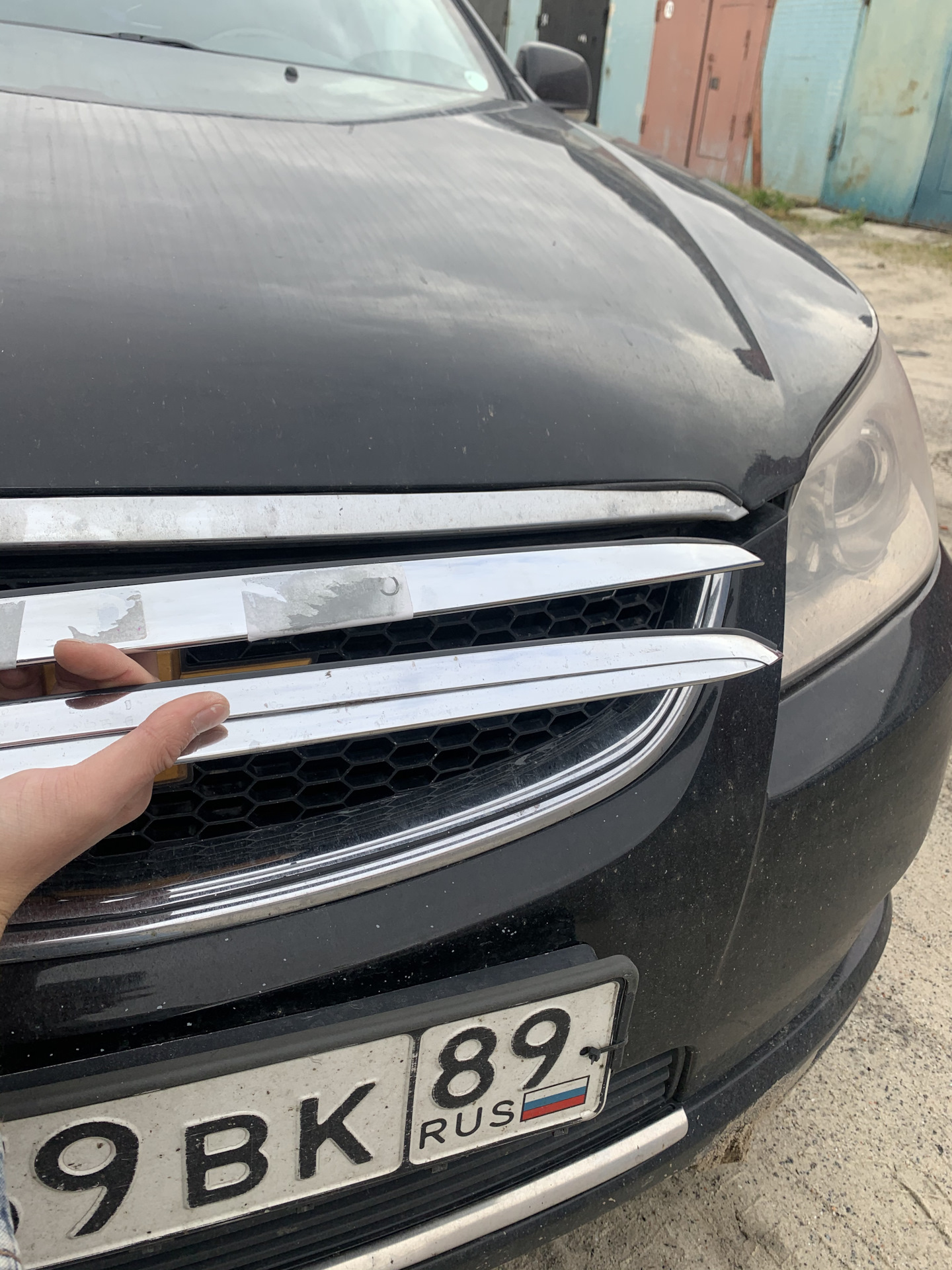 Молдинг капота — Chevrolet Epica, 2 л, 2007 года | запчасти | DRIVE2