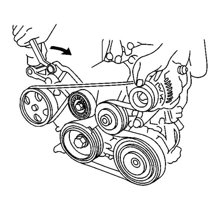 2012 chevy cruze 1.8 serpentine belt diagram