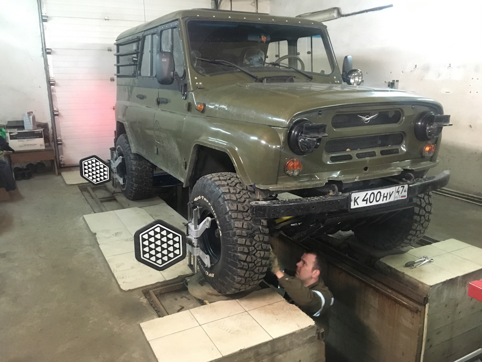 Регулировка схождения после замены кулаков — УАЗ 3153, 3 л, 2001 года ...