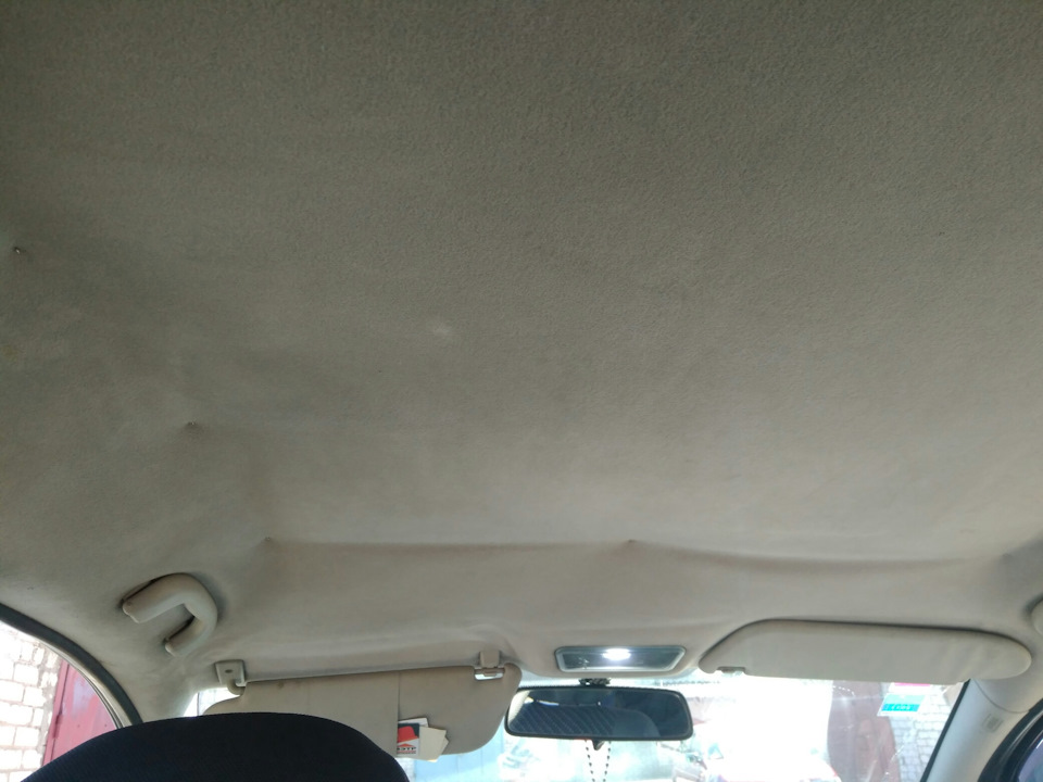 Поклейка потолка — Opel Zafira A, 2 л, 2003 года | своими руками | DRIVE2