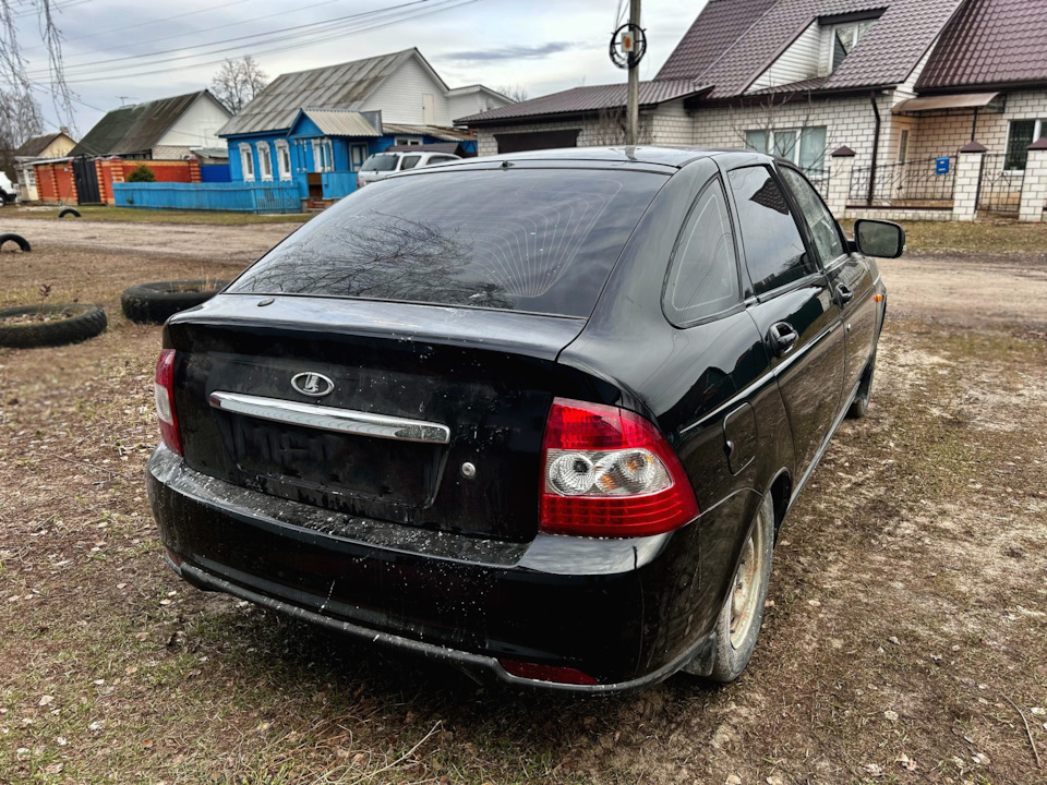 Бампер задний приора 2 и дела малярные — Lada Приора хэтчбек, 1,6 л ...