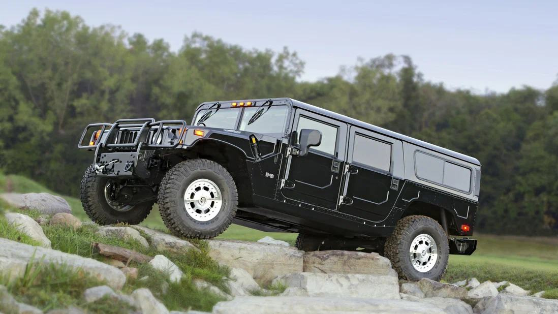 Hummer h1 на бездорожье