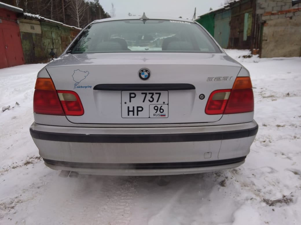 Квадратный номер — BMW 3 series (E46), 2,5 л, 1999 года | наблюдение |  DRIVE2