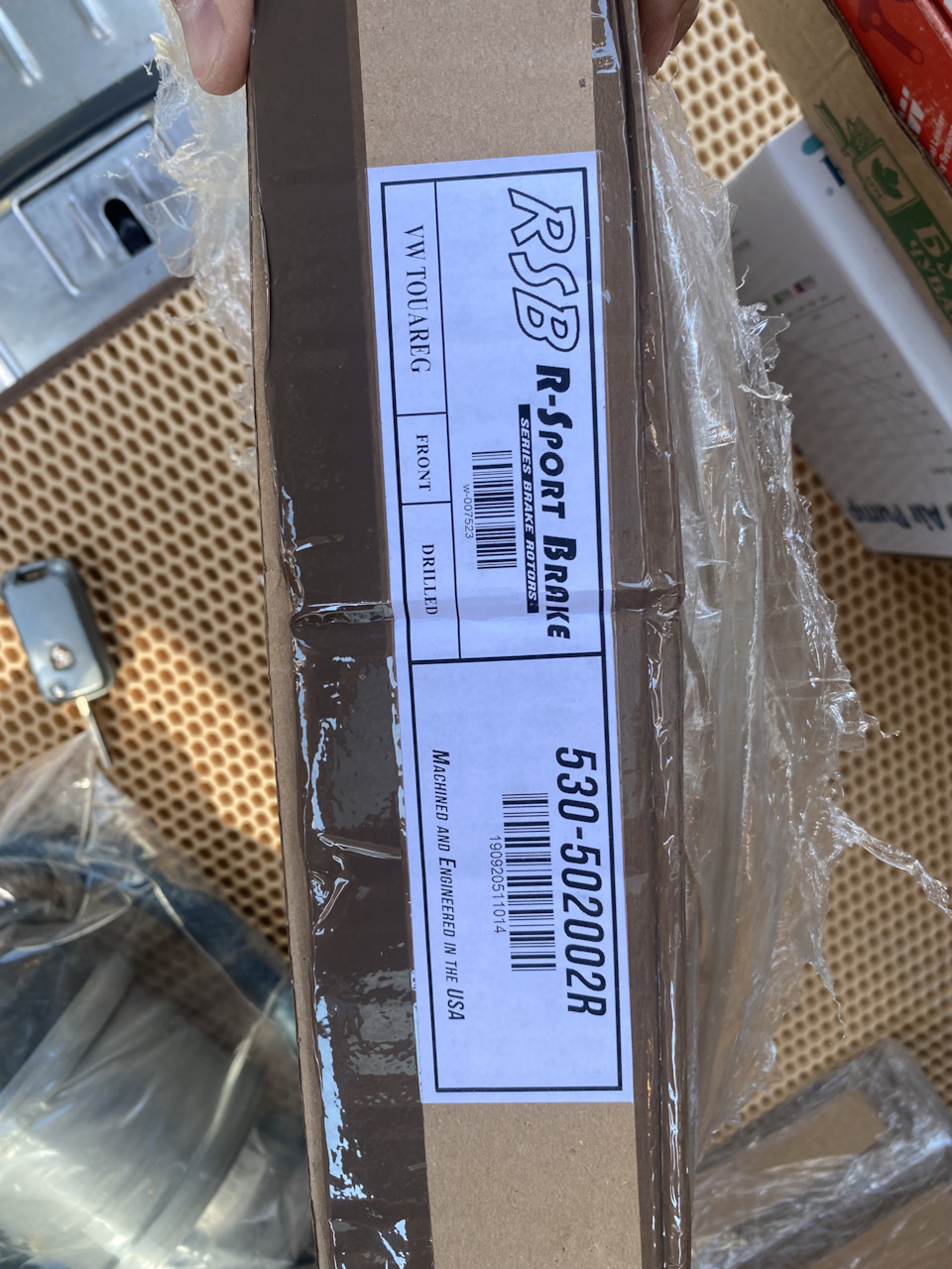 Тормозные диски RSB вентилируемые Порше Кайен — Porsche Cayenne (1G ...