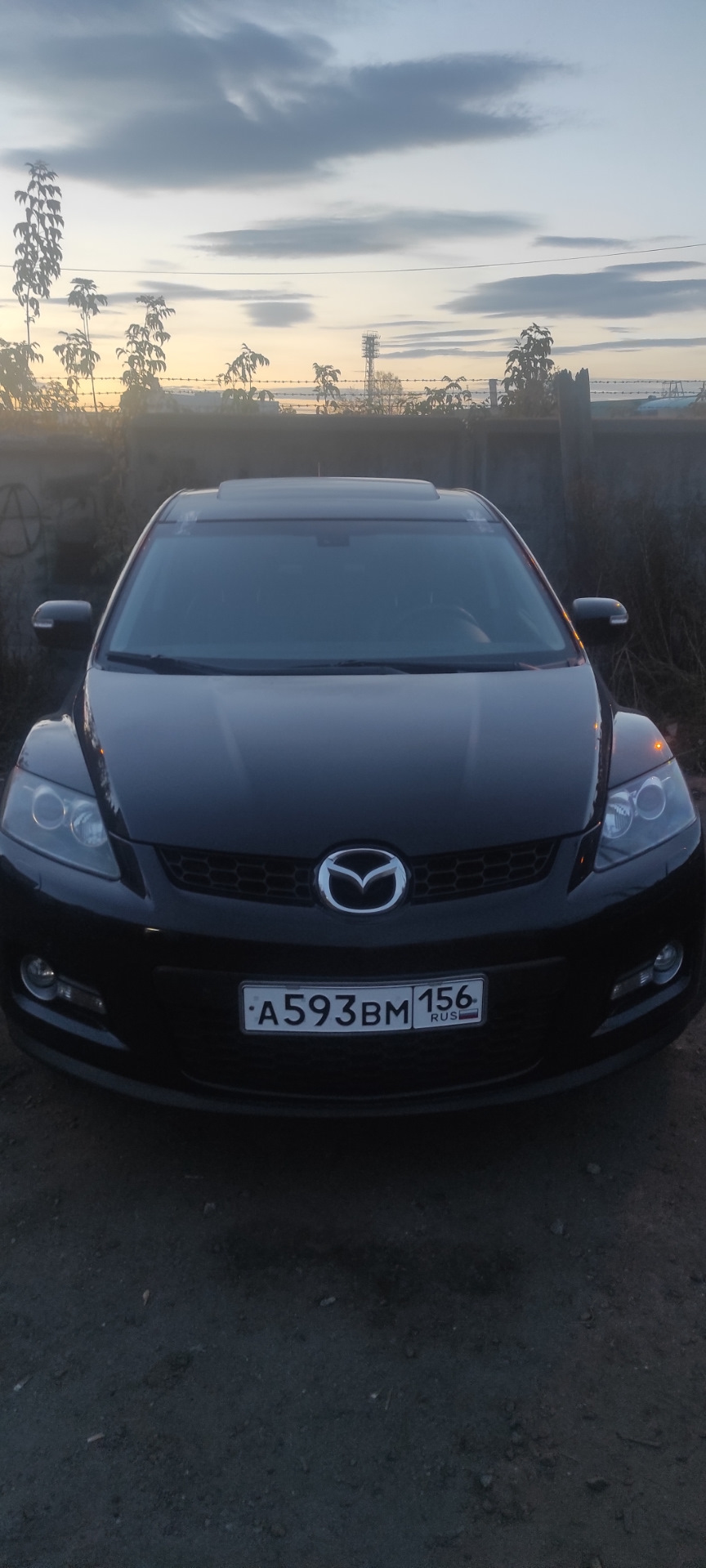 Mazda CX-7 Затемнение фар — Mazda CX-7, 2,3 л, 2008 года | стайлинг ...