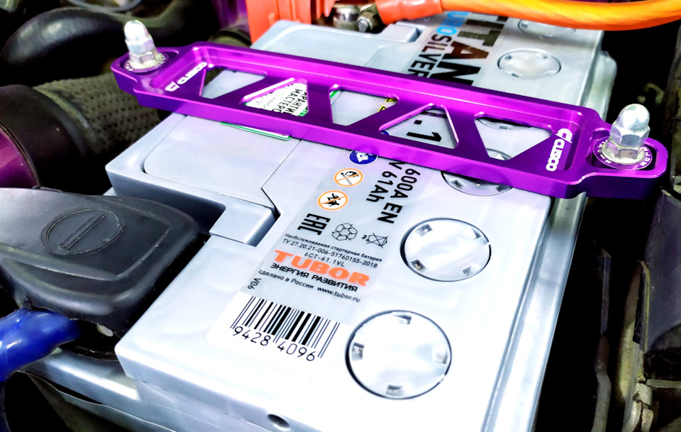 💜2⃣1⃣0⃣💜 Планка крепления аккумулятора💜 — Chevrolet Epica, 2 л, 2008 ...