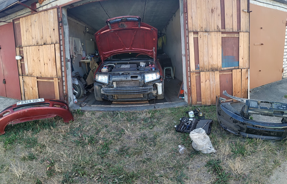 Замена кузовных деталей — Skoda Fabia Combi Mk1, 1,2 л, 2007 года ...