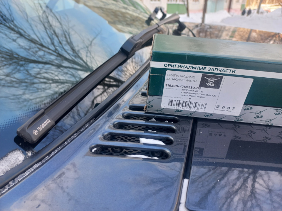Замена щеток — УАЗ Patriot, 2,7 л, 2023 года | расходники | DRIVE2