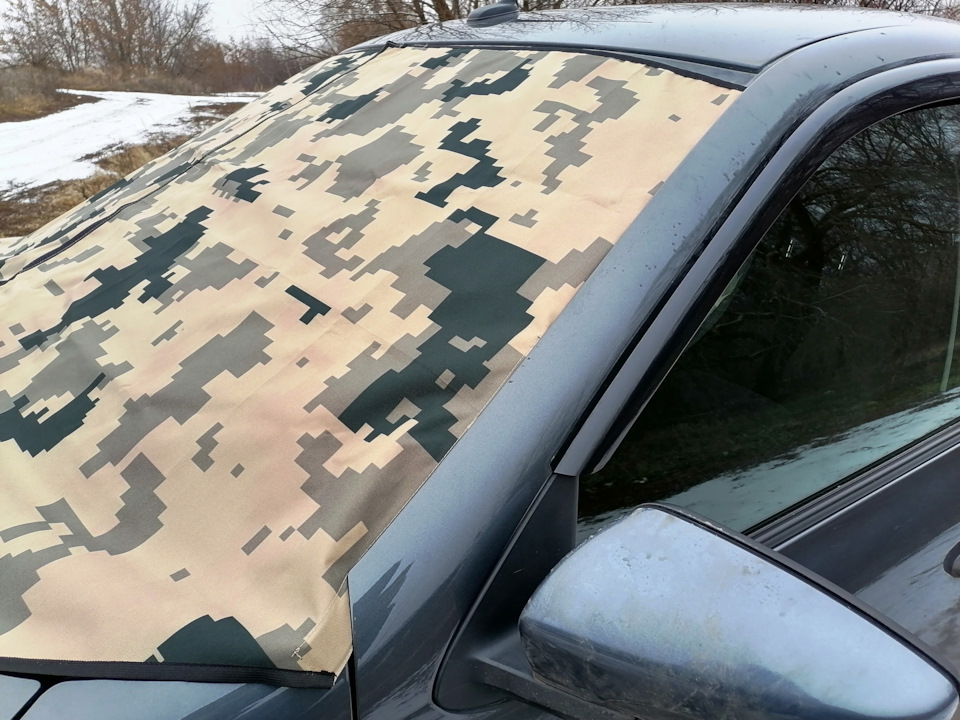 Накидка на лобовое стекло от снега и наледи (2021) — Lada Гранта ...