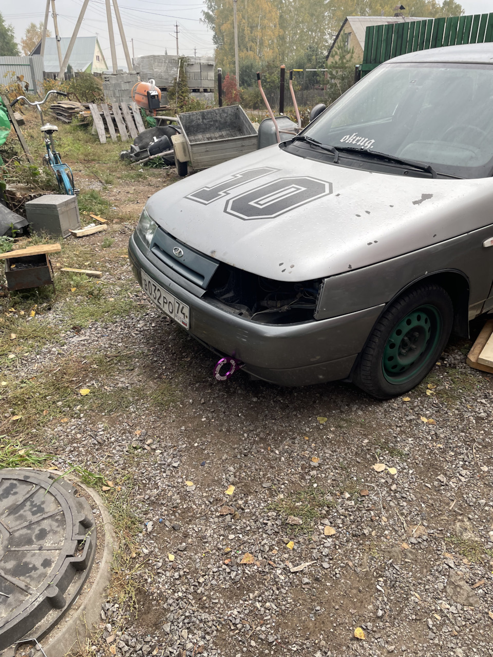 Буксировочная петля — Lada 21103, 1,5 л, 2004 года | своими руками | DRIVE2