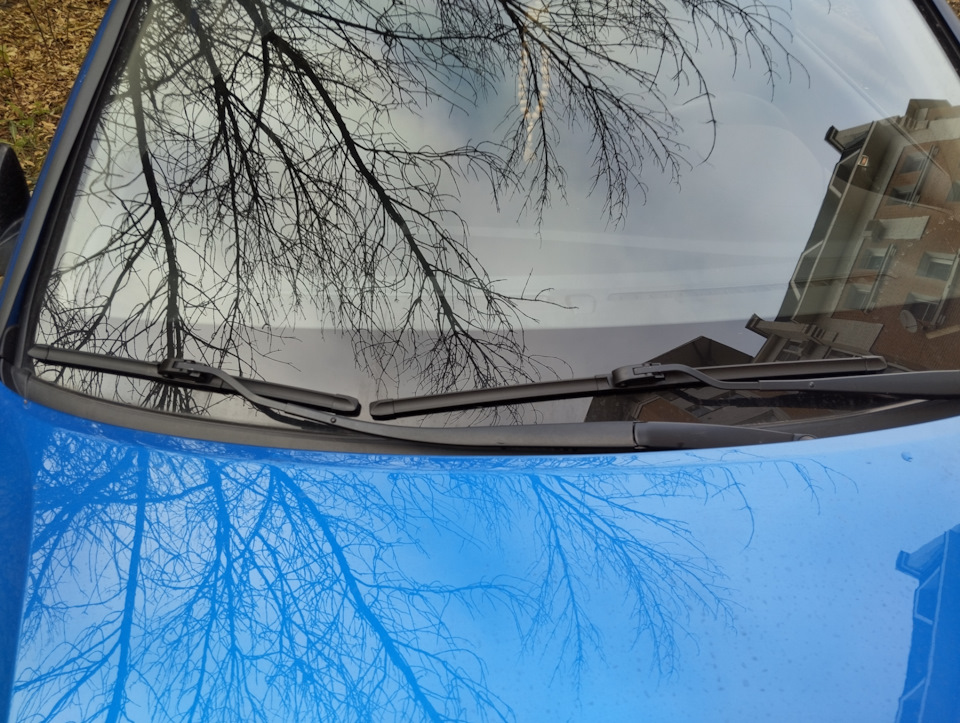 Уже успел поездить пол дождем, все нормально чистят — Hyundai Solaris (2G)