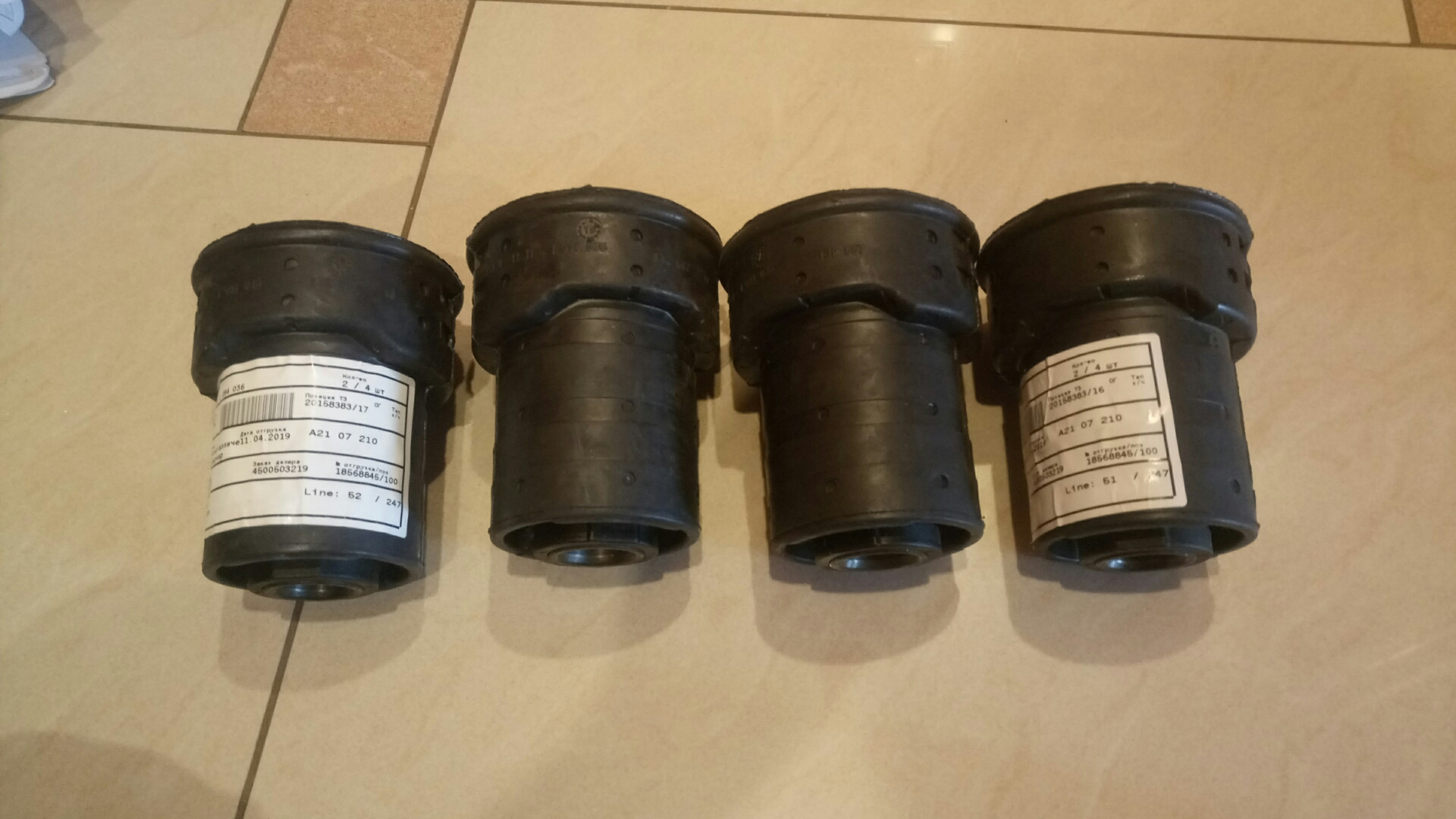 Сайлентблоки заднего подрамника — BMW 5 series Touring (E39), 3 л, 2001 ...