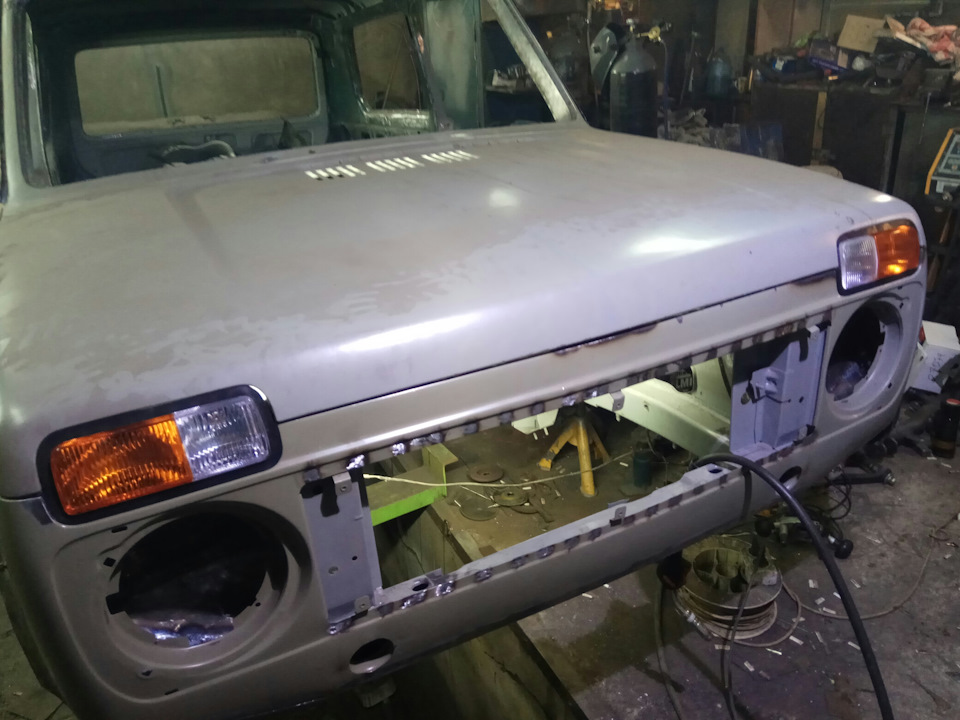 Надфарники. — Lada 4x4 3D, 1,8 л, 1996 года | своими руками | DRIVE2