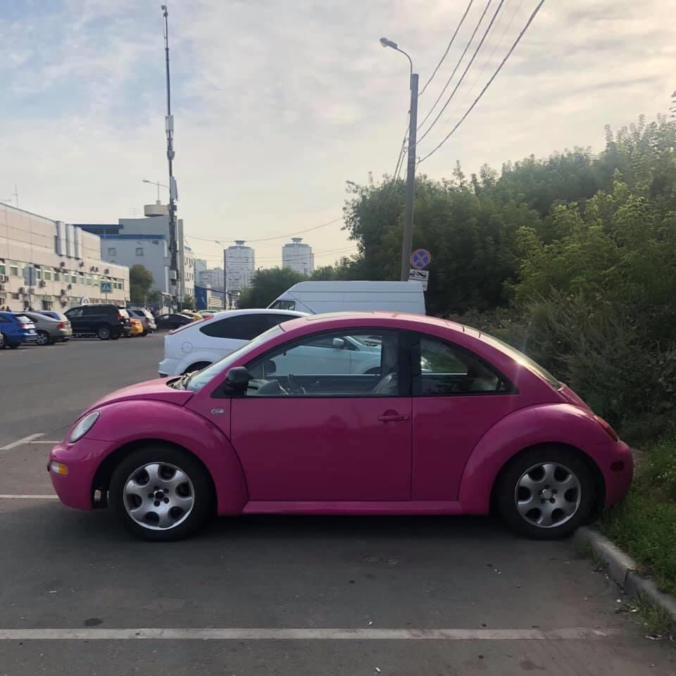 у бабы не было печали — купила баба порося🚗🐷😂 — Volkswagen New Beetle,  1,8 л, 2002 года | просто так | DRIVE2