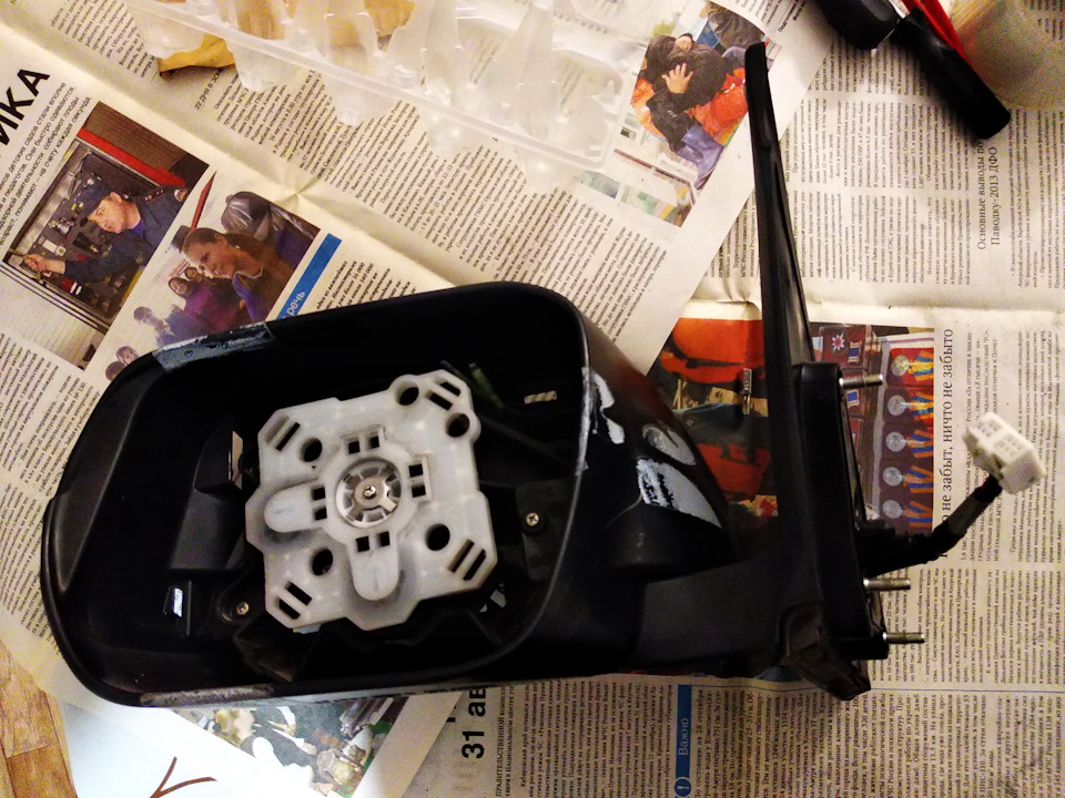 Электроскладывание зеркал — Suzuki Grand Vitara (2G), 3,2 л, 2008 года ...