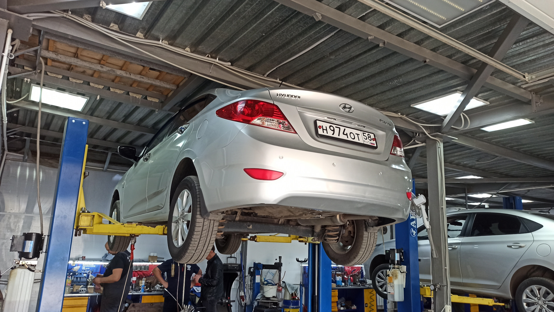 Замена масла и фильтра масляного и сразу пенза-ярославль 810 ки ...