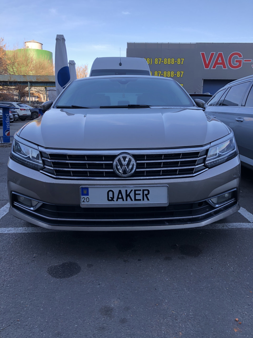 Новый номер — Volkswagen Passat US, 3,6 л, 2016 года | тюнинг | DRIVE2