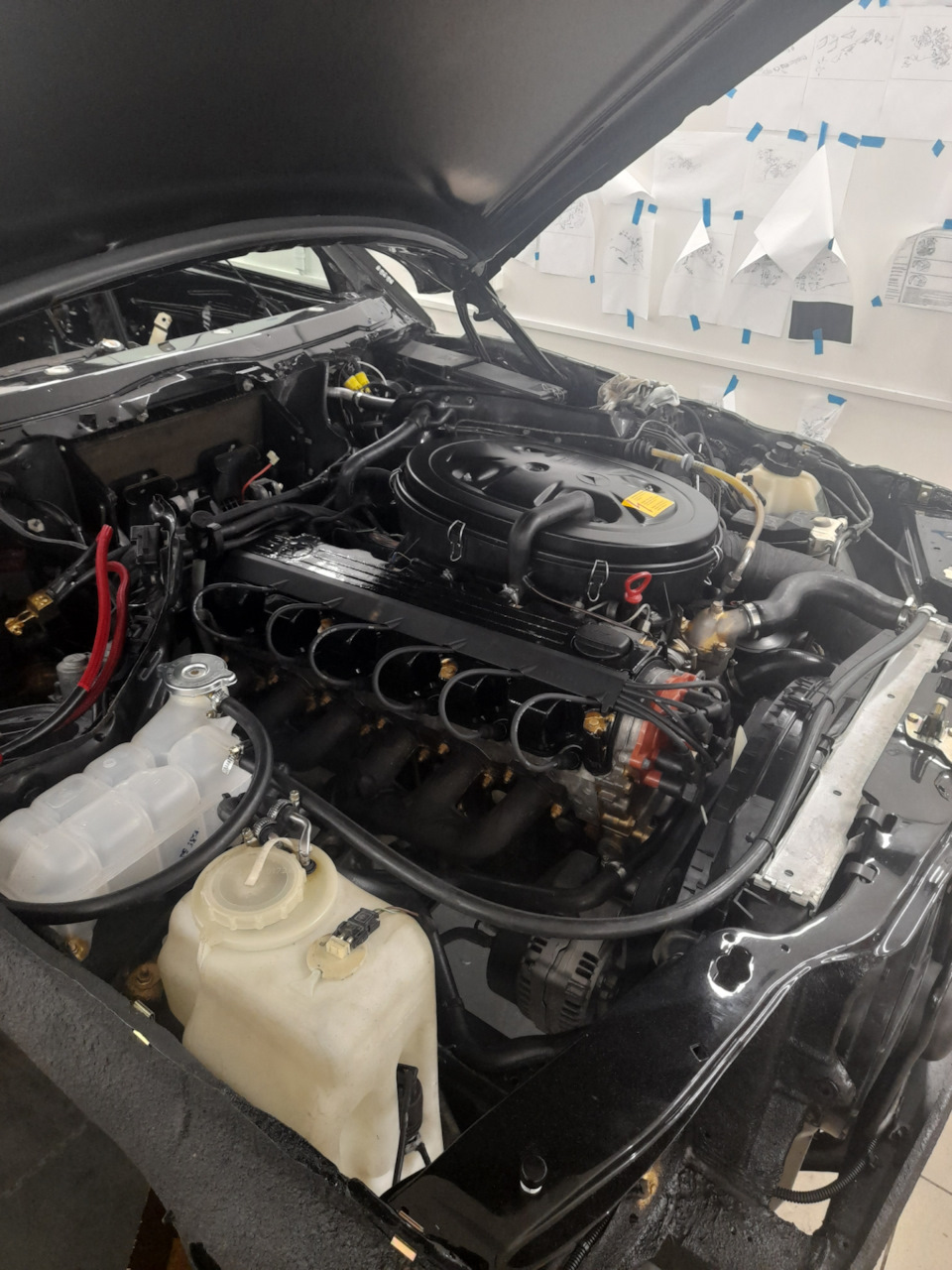 Порядок под капотом и замена задних подшипников — Mercedes-Benz E-class ...