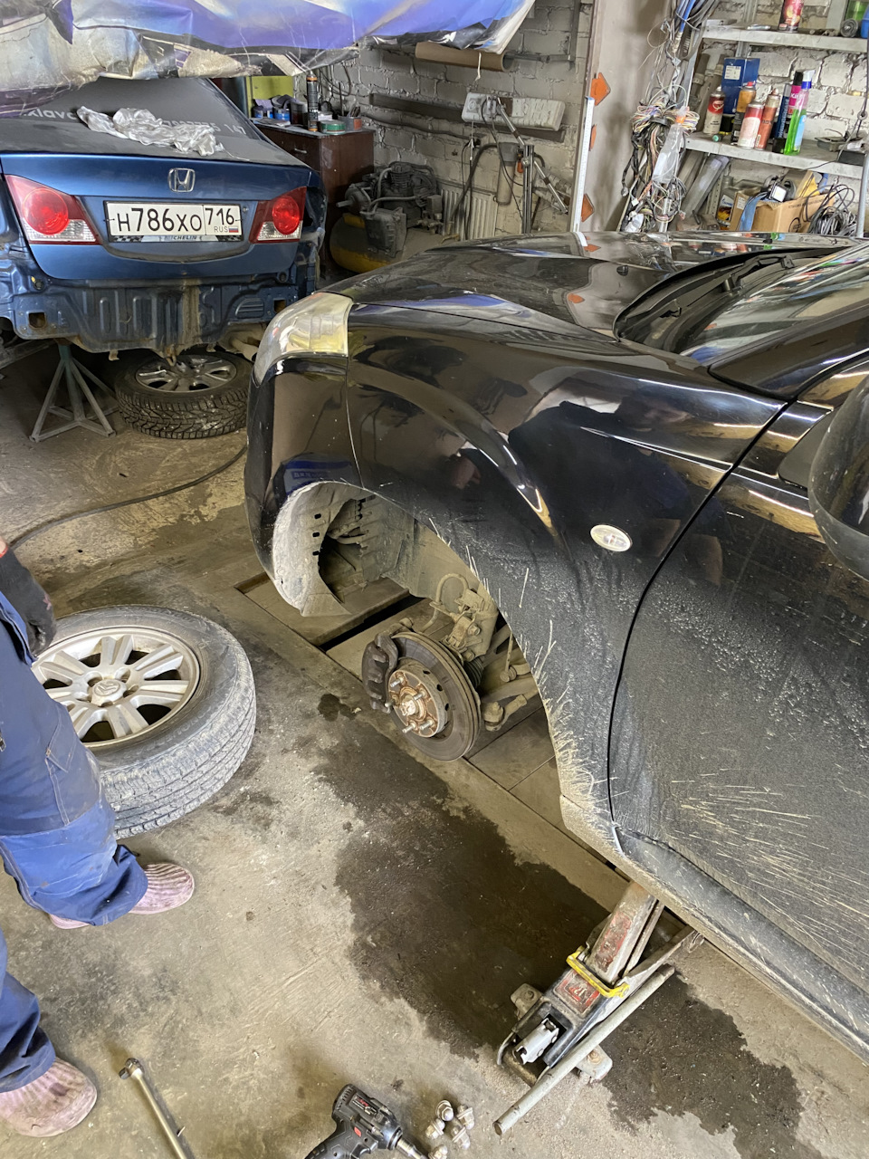 Стук или сколько прошли стойки стабилизатора — Citroen C-Crosser, 2,4 л ...