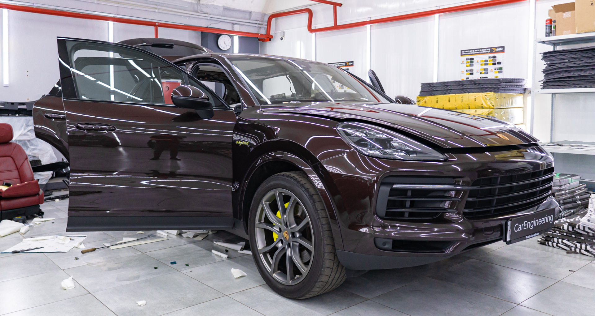 Шумоизоляция Porsche Cayenne E3: полная шумка салона и арок Порше Кайен 3 —  Carengineering (КарИнжиниринг) на DRIVE2