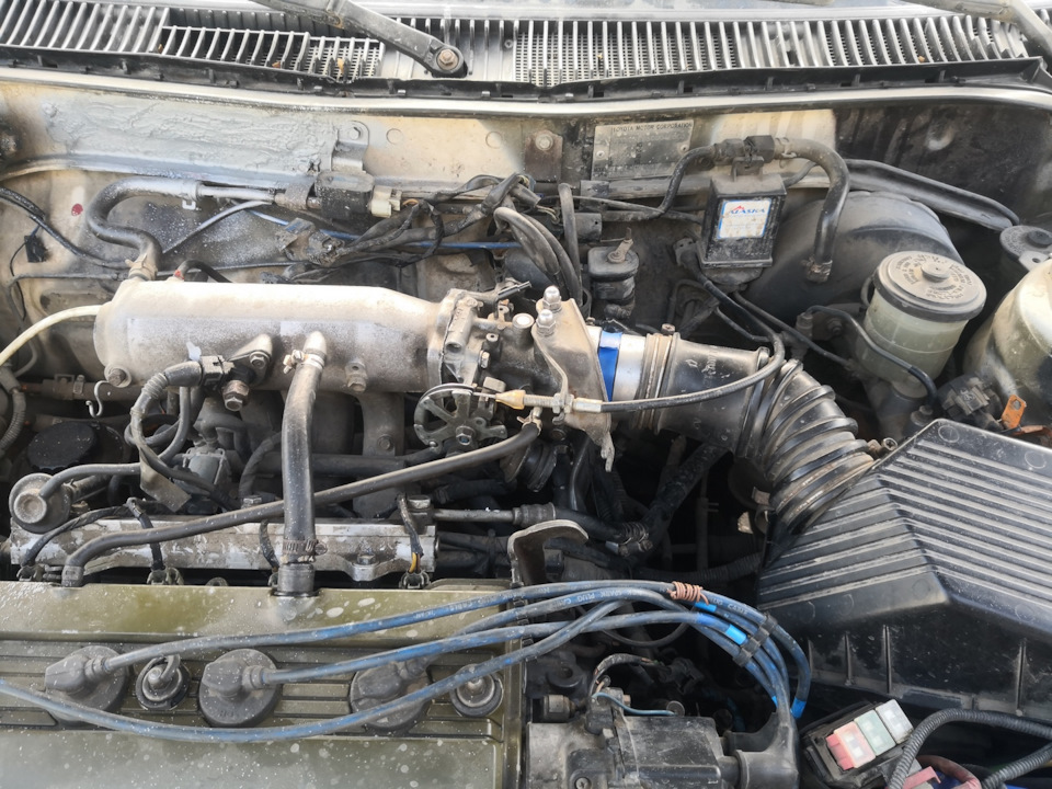 Чистка/настройка дроссельной заслонки — Toyota Sprinter Carib (AE95G ...