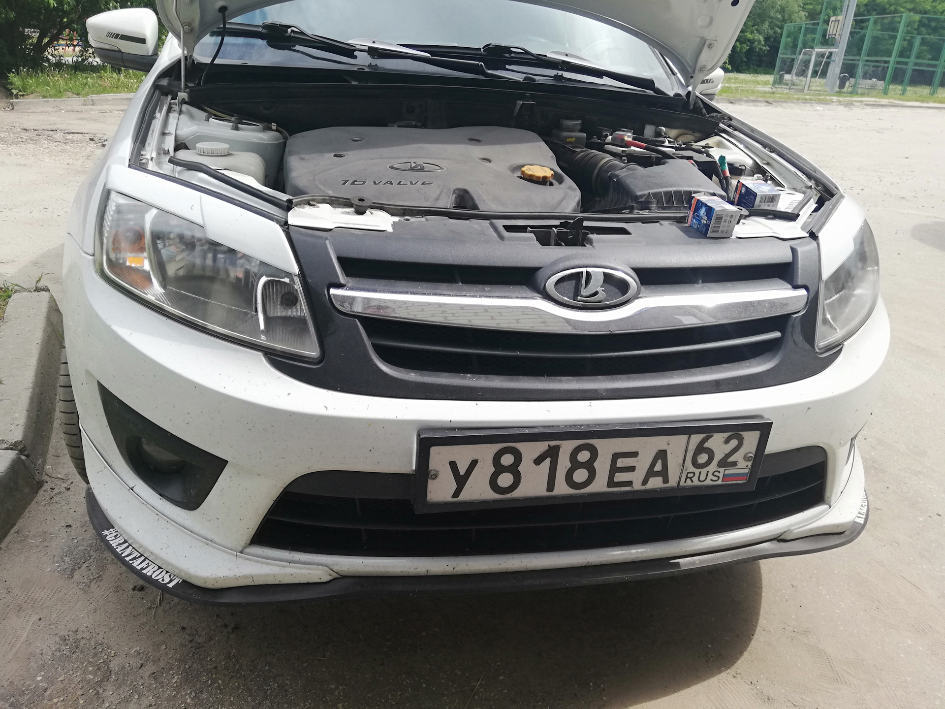 Опять лампочка "соблюдаем очерёдность" №2 — Lada Гранта лифтбек, 1,6 л ...