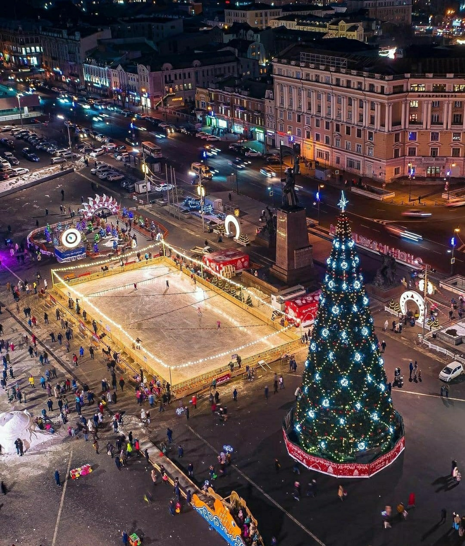 новогодняя площадь во владивостоке