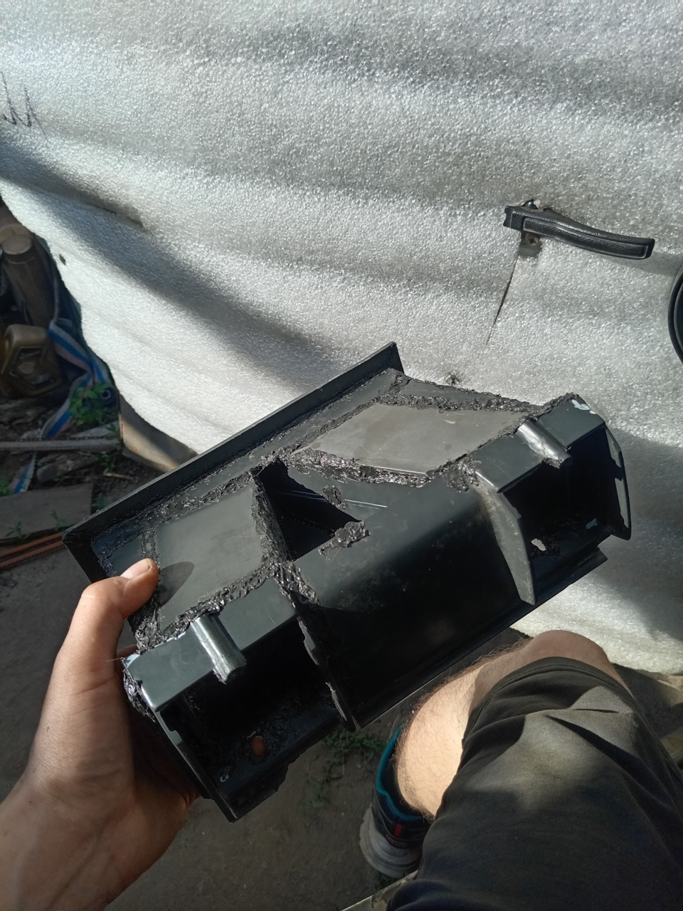 Воздуховод готов без облицовки — Lada 2120 Надежда