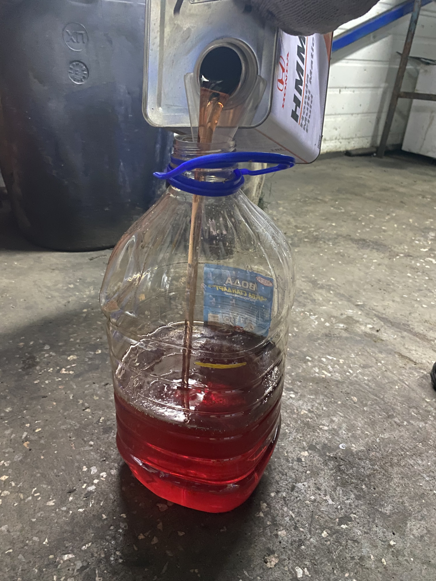 Замена масла(частично) в вариаторе HMMF Ultra Honda Airwave — Honda ...