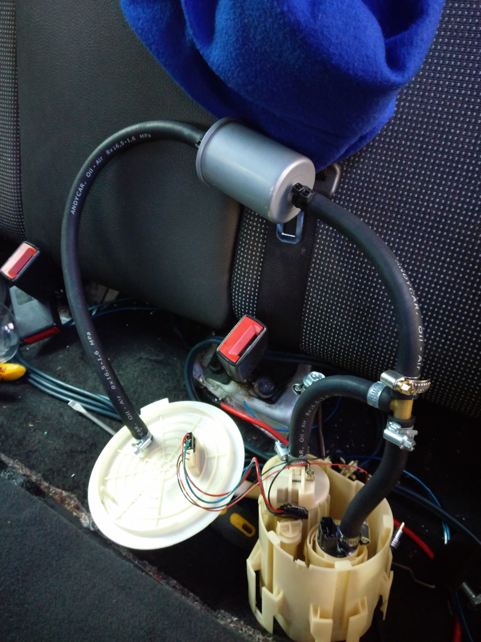 Опель Астра H перевод бензонасоса на сменный фильтр в бак. — DRIVE2