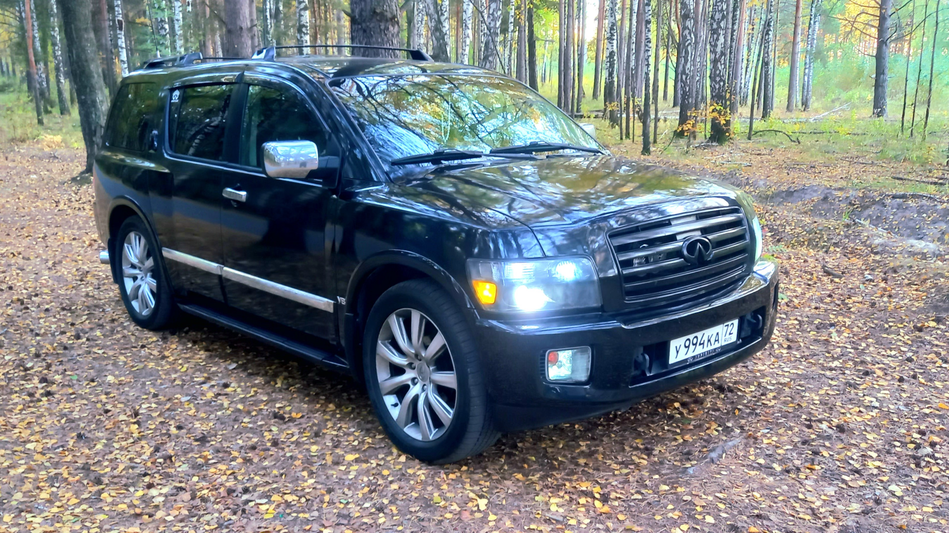 Infiniti QX56 (1G) 5.6 бензиновый 2004 | Black Monster на DRIVE2