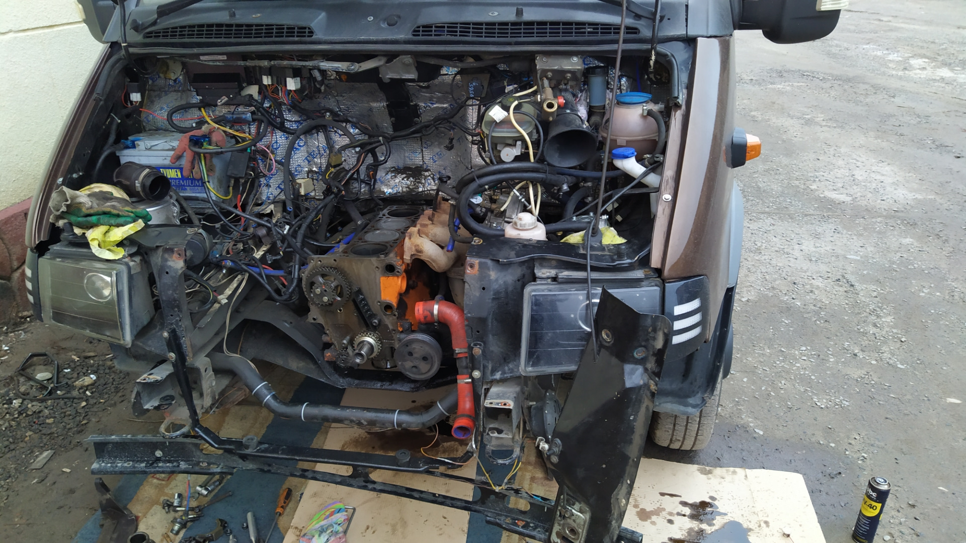 Начало поездки ! Это конец) ремонт ДВС сразу после загрузки — ГАЗ ...