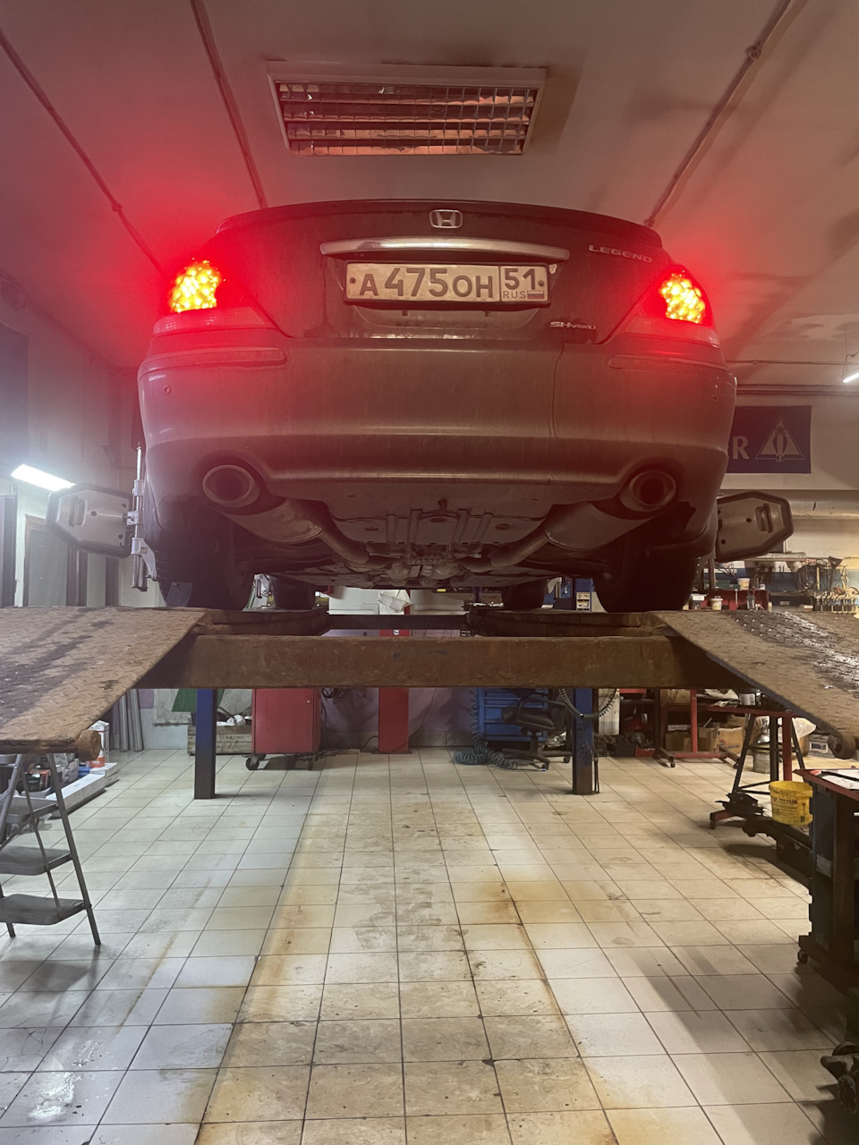 Развал, новая зимняя резина. — Honda Legend (KB), 3,5 л, 2007 года ...
