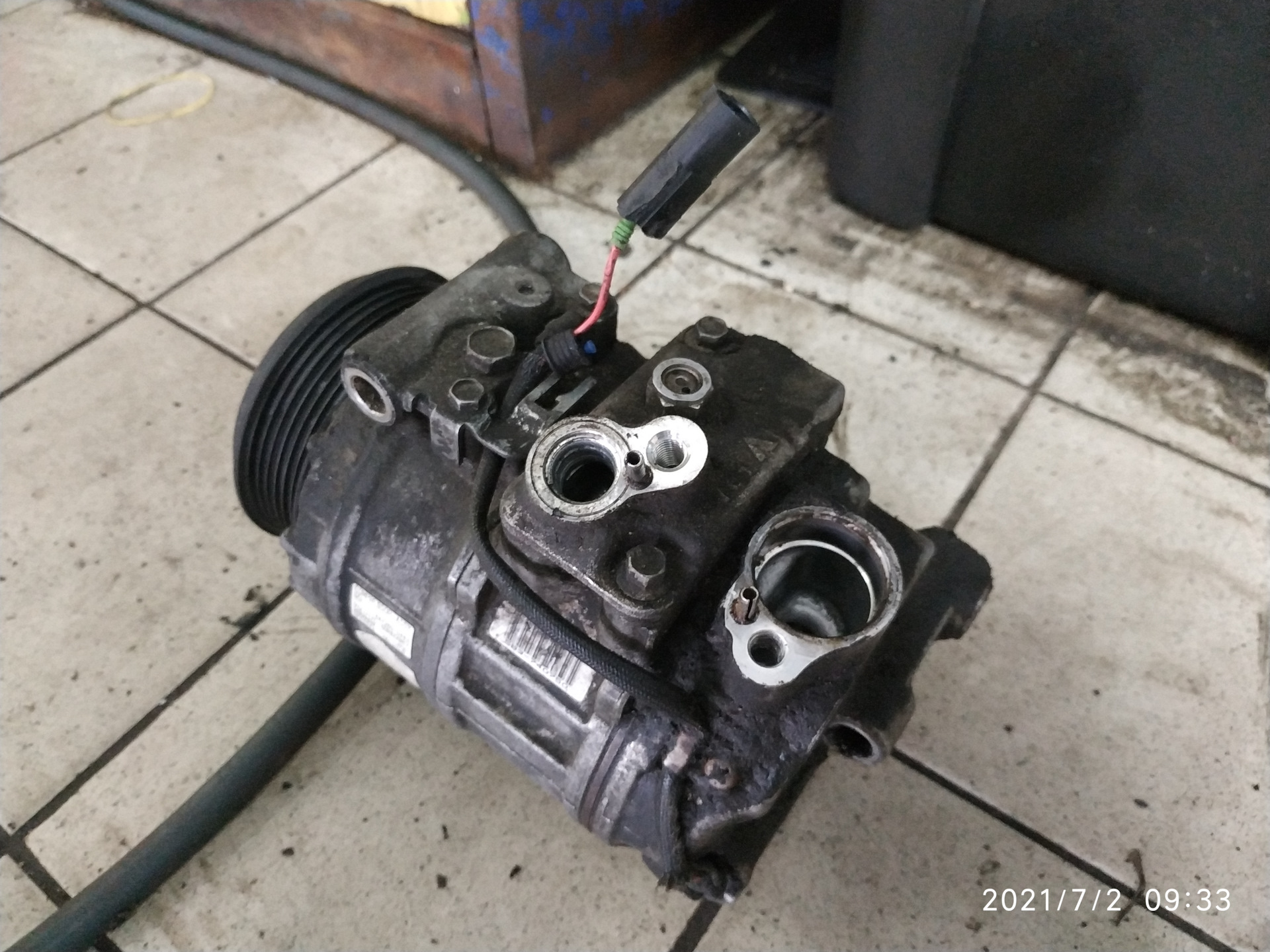 Компрессор кондиционера_@#решено — Mercedes-Benz R-Class (W251), 5 л ...