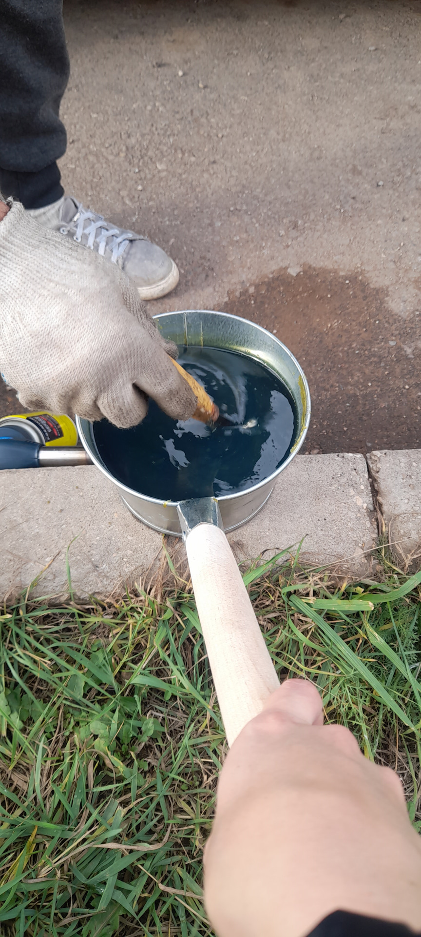 Пушсало+моторное масло в пороги — Toyota Mark II (90), 2,5 л, 1993 года ...