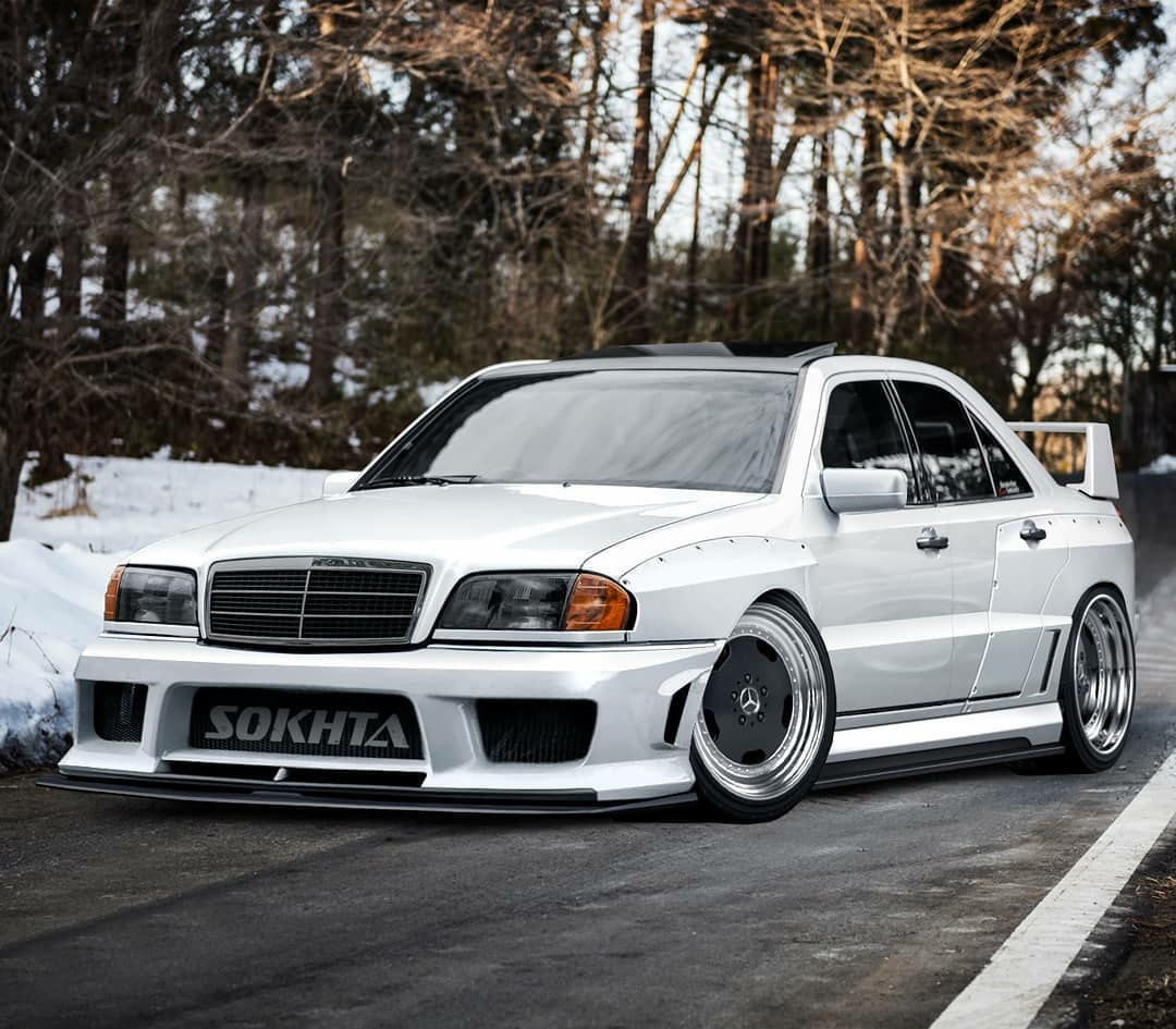 W202 wide body deals kit