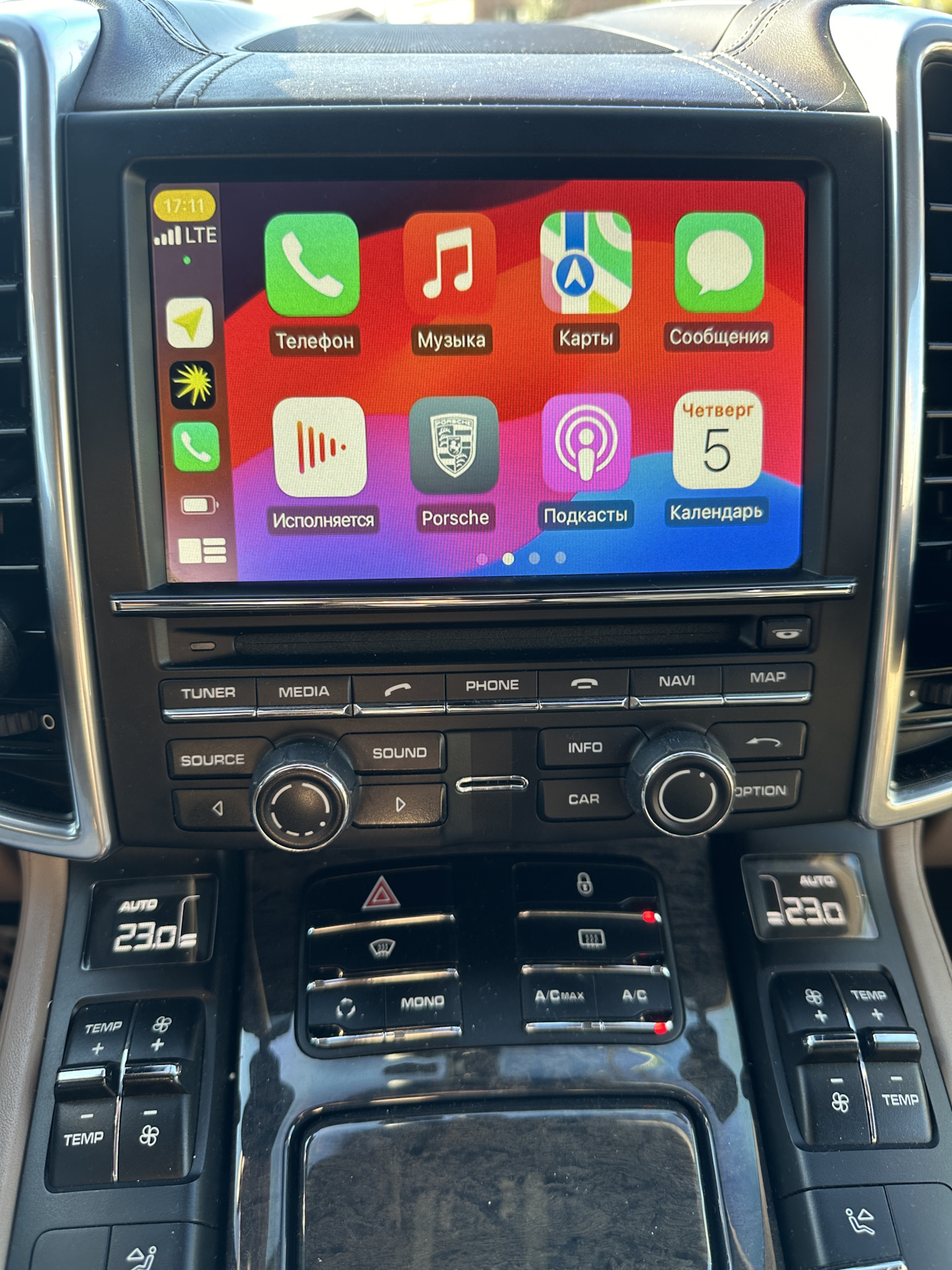 Car play реализован — Porsche Cayenne (2G) 958, 3 л, 2013 года ...