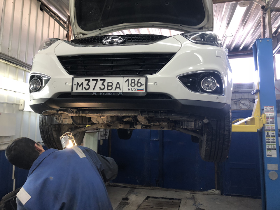 Замена масла АКПП — Hyundai ix35, 2 л, 2014 года | плановое ТО | DRIVE2