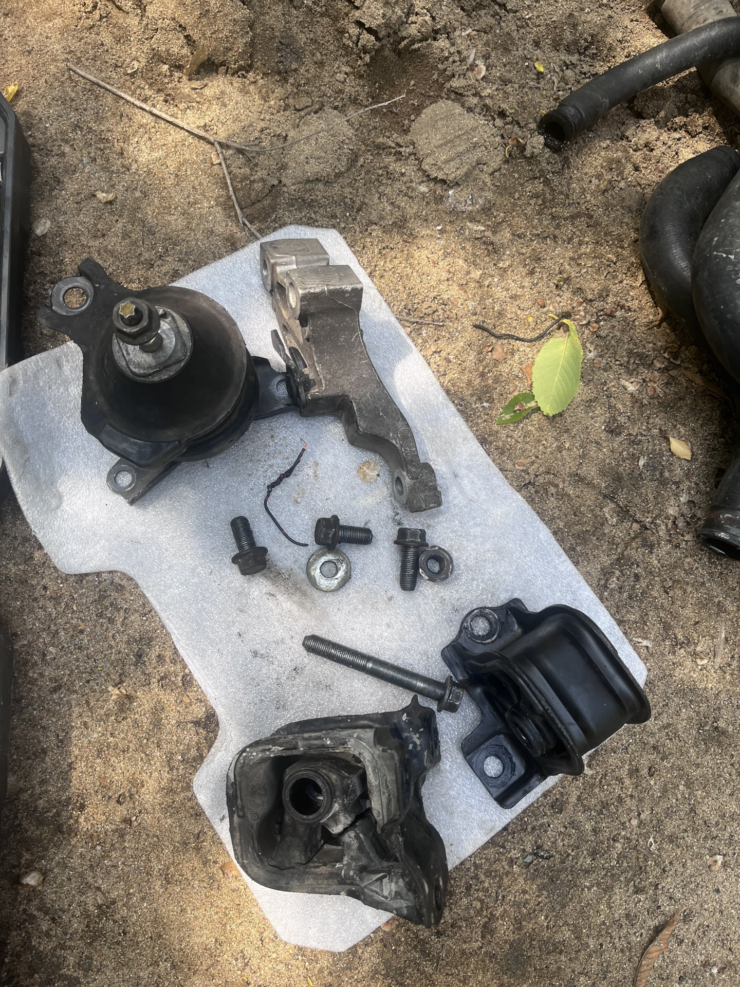 Замена подушек и шлангов охлаждения. — Honda Torneo, 2 л, 1999 года ...